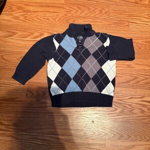 Place Argyle Sweater with Navy and Gray boys‎ 4T